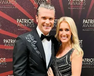 Jennifer Rauchet, and her husband Pete Hegseth